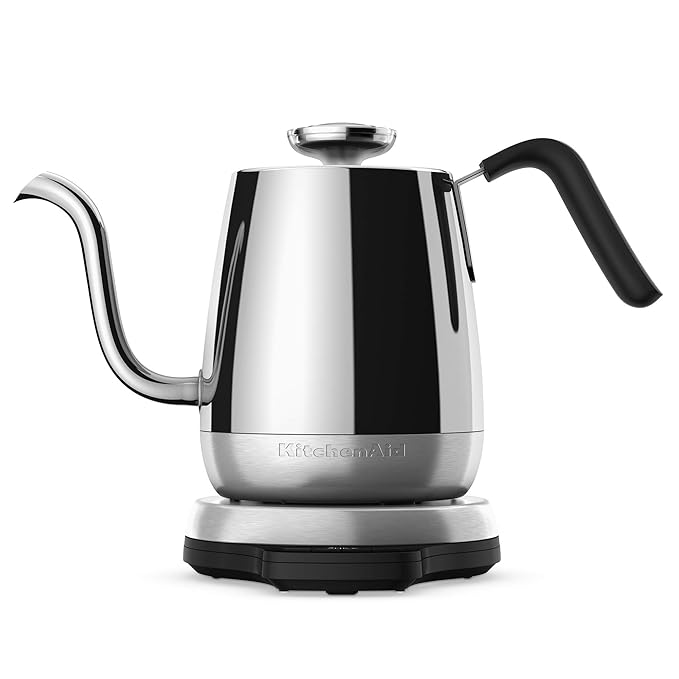 KitchenAid KEK1032SS Precision Gooseneck Digital Electric Kettle, 1