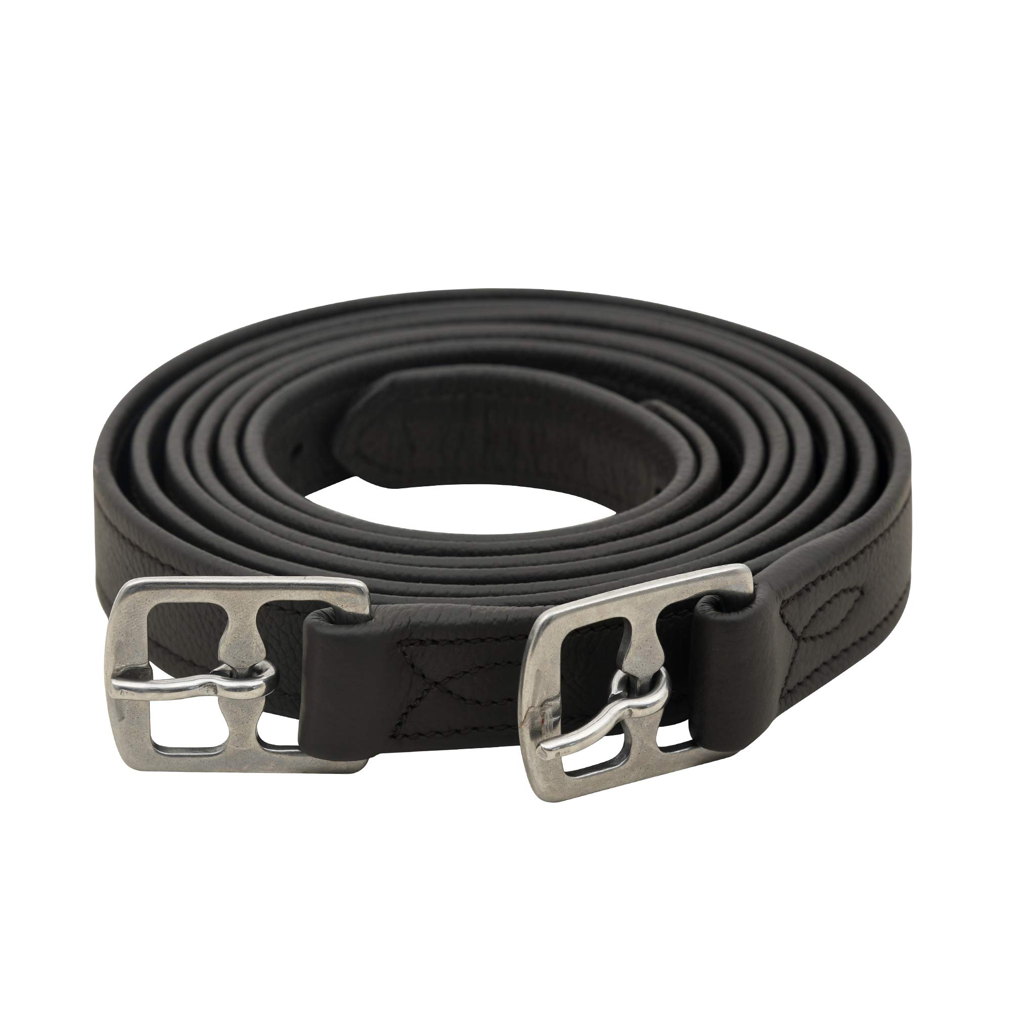 SIE Wrapped Supersoft Stirrup Leathers (54", Dark Brown)