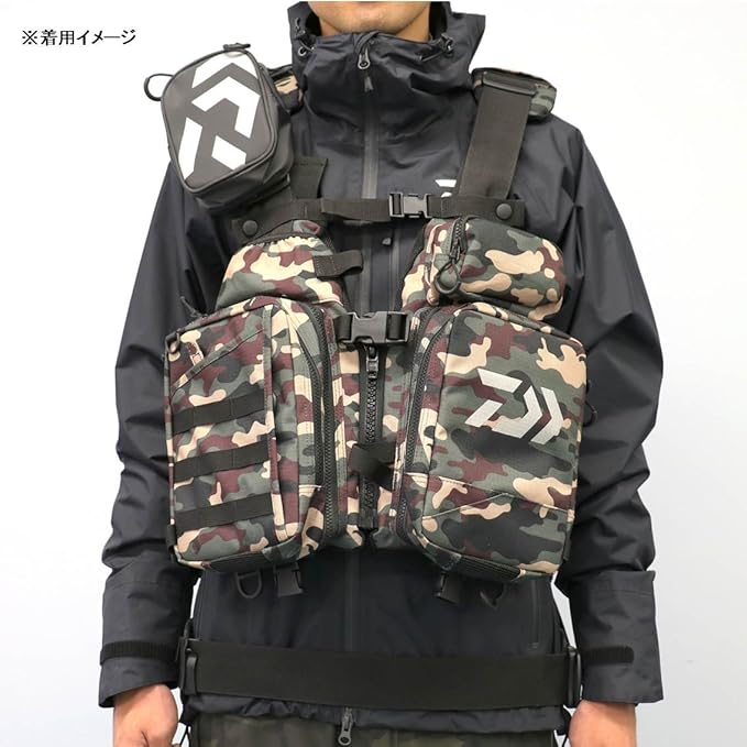 Amazon ダイワ Daiwa フィッシングベスト ベンチクールゲームベストiii グリーンカモ フリー Df 6107 Daiwa ダイワ スポーツ アウトドア