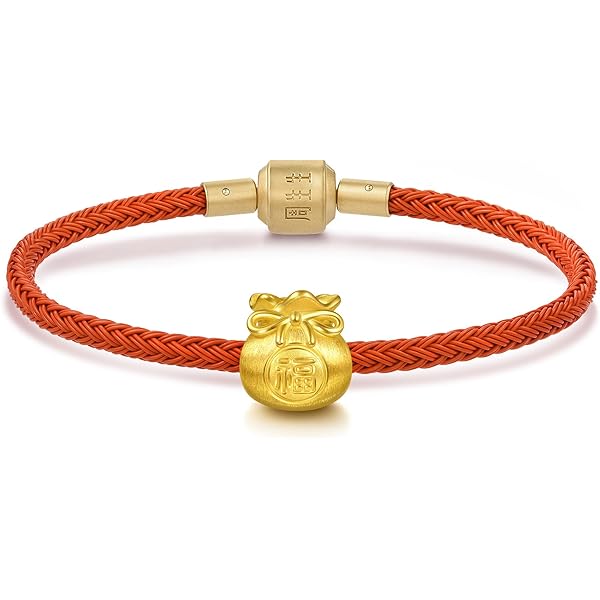 Amazon.com: CHOW SANG SANG 999 24K Gold Charme Blessing Bracelet