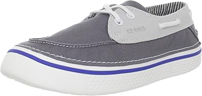 crocs canvas boat shoes