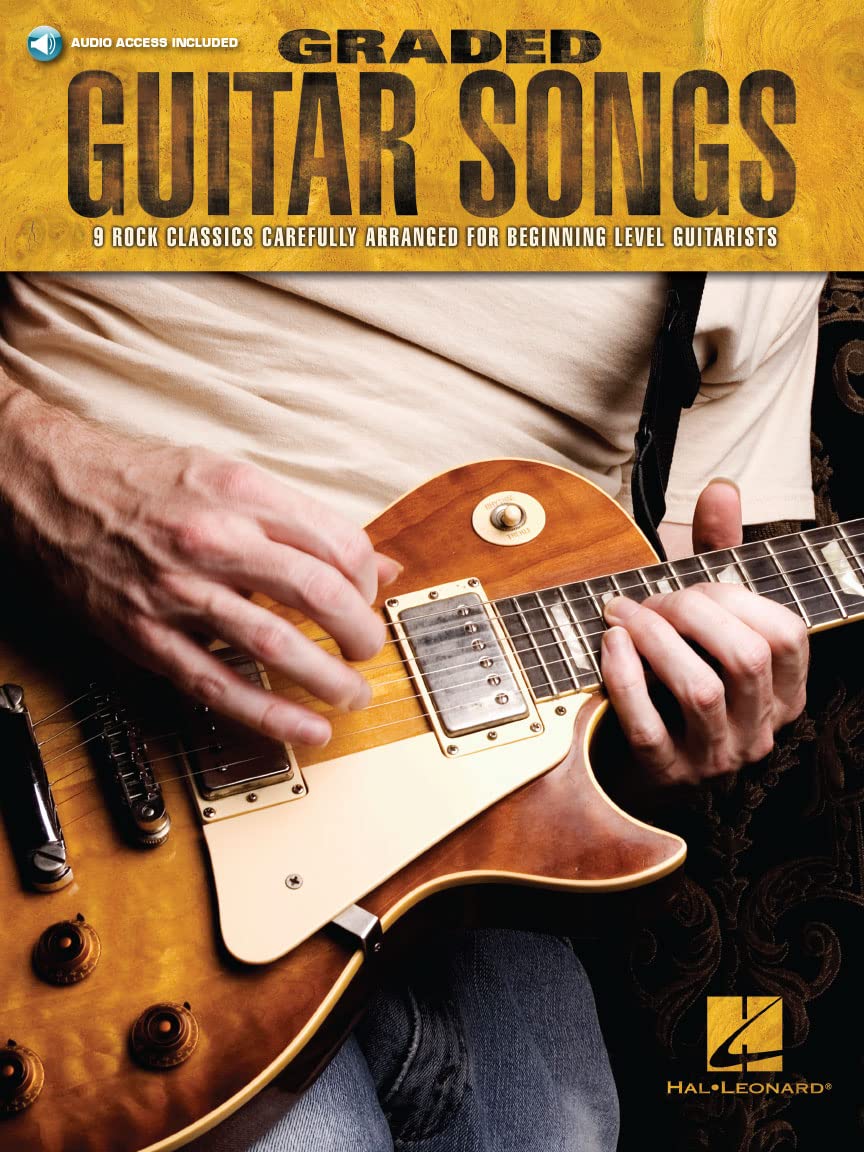 Graded Guitar Songs | Beginner Guitar Tab Book with Online Audio | Easy Rock Pieces for Learning Technique and Performance | Step-by-Step Practice Guide for Students and Teachers