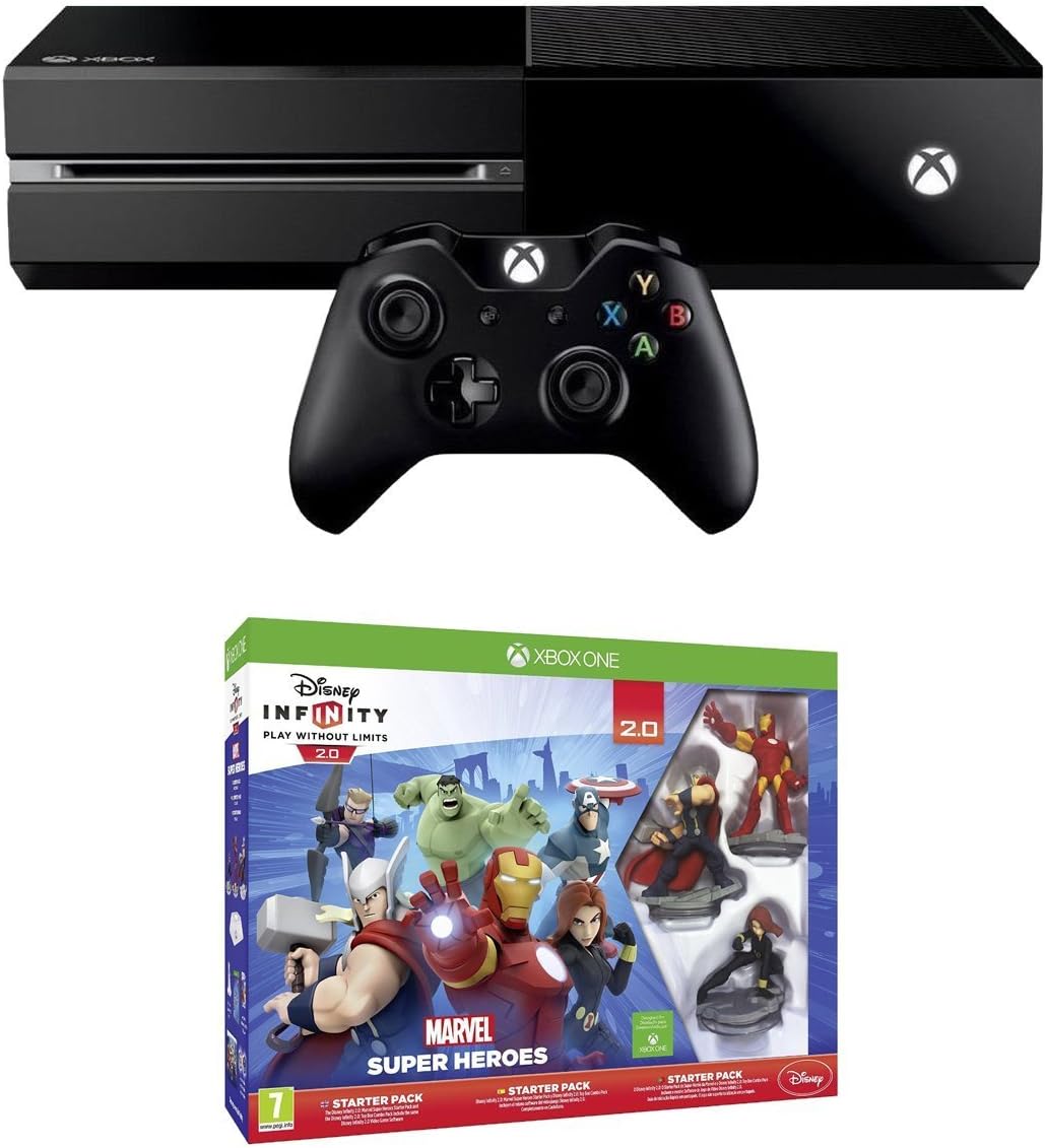 Xbox One Console with Disney Infinity 2.0 Marvel Superheroes Starter Pack