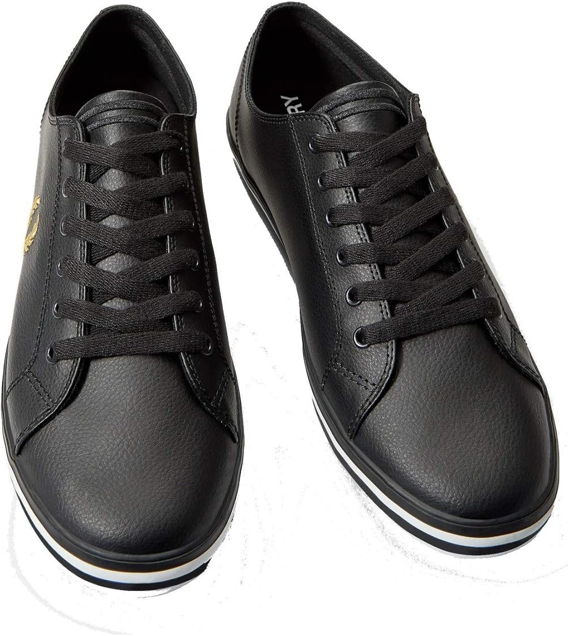 fred perry kingston leather black