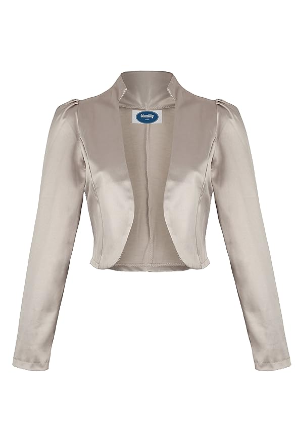 4tuality Satin Jäckchen lang Bolero Gr. S - 3XL