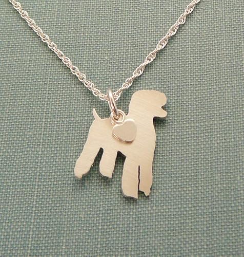 poodle necklace charm