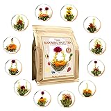 FullChea - Blooming Flowering Tea, 12 Unique