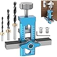 Cabinet Door Installation Jig, Aluminium Alloy Adjustable Positioner Cabinet Hardware Jig, 2-in-1 Mounting Tool, Cabinet Door