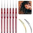 Crochet Hook Hair Tool, Needle Hooks Dreadlock Kit for Braid Dreadlocks