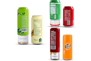 6 Pack Silicone Can Sleeves for 12 oz Standard Cans, 12 oz Skinny Cans, and 16 oz Cans for Camping, Gaming, Tailgating and Pa