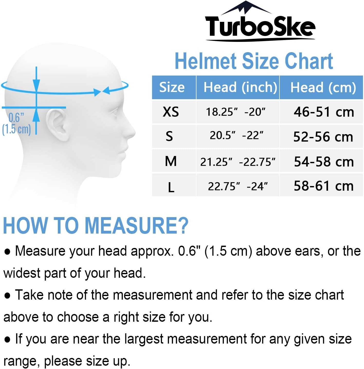 TurboSke Ski Helmet, Snowboarding Helmet for Men, Women and Youth and Kids : Sports & Outdoors