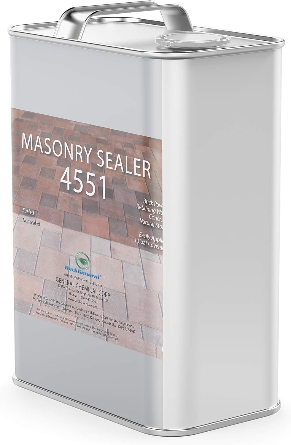DeckGeneral Masonry Sealer All Purpose Exterior Sealer for Bricks