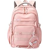 YJMKOI Large capacity Backpack for Teen Girls Aesthetic Student Schoolbag Middle School Girls Backpack