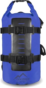normani Rucksack Wasserdichter Trekking-Rucksack aus LKW-Plane, 40 Liter