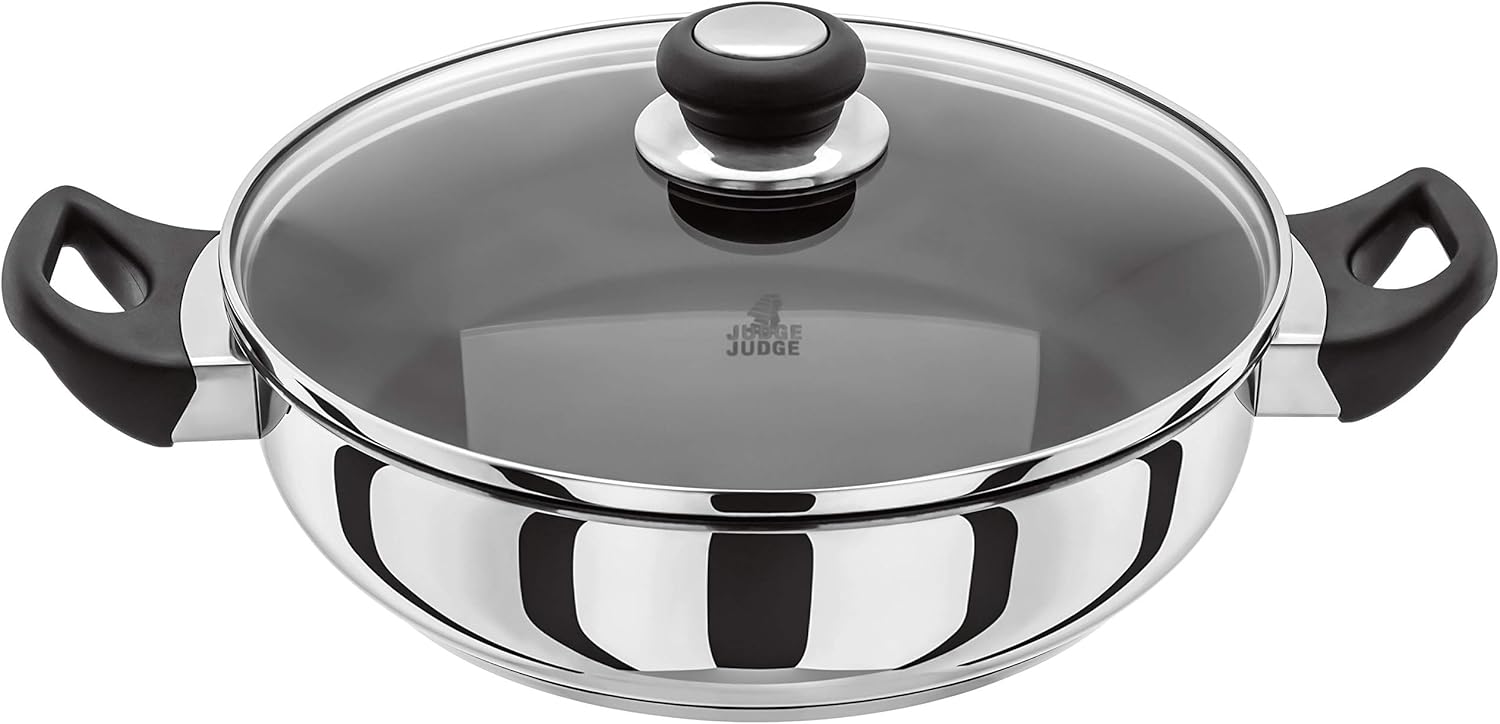 Judge Vista J232A Stainless Steel NonStick Large Sauteuse 28cm Frying
