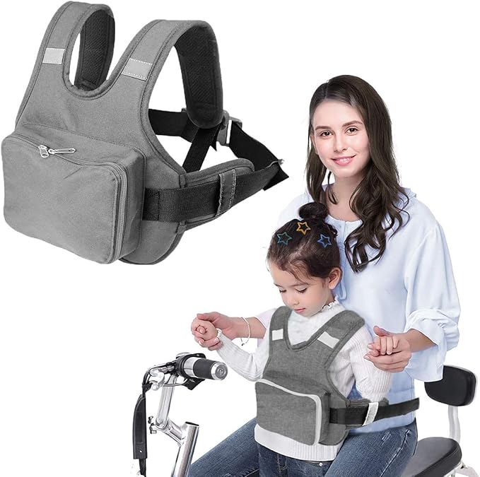 auvstar Kids Safety Harness for Motorcycle AntiFall,Adjustable Bicycle