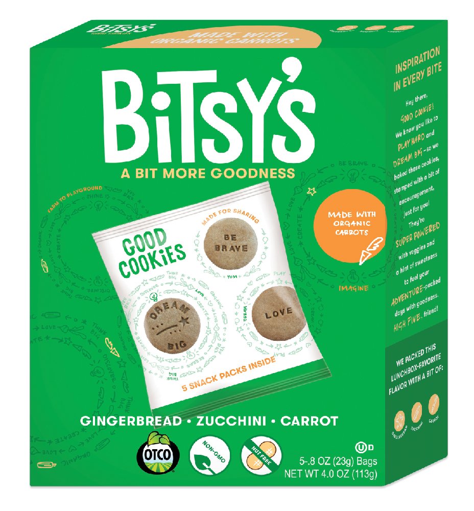 Bitsy's Good Cookies, Gingerbread Zucchini Carrot [Multi-pack]