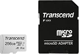 Transcend 256GB microSDXC A1 V30 UHS-I with Adapter for Switch Steam Deck GoPro