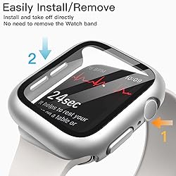 JETech Case with Screen Protector for Apple Watch