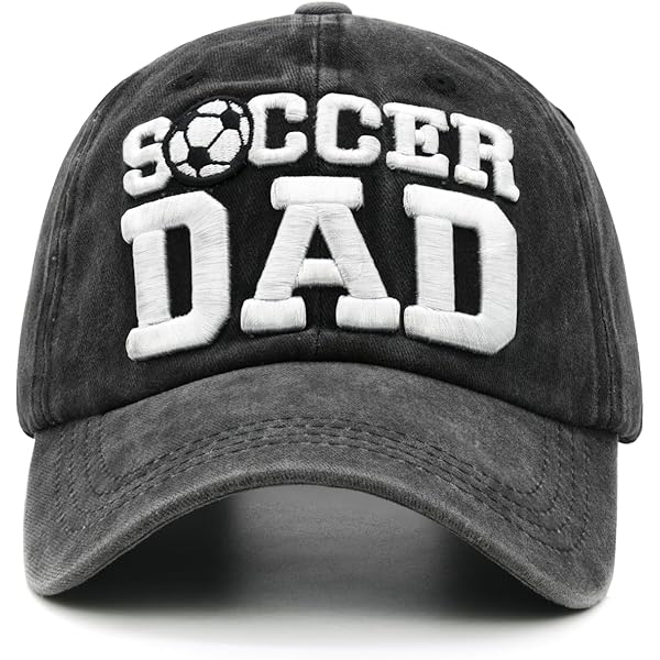 Goyklrb Funny Dad Est 2025 Gorra De Camionero Para Hombre, Ajustable De Cuero Para Nuevo Papá, Gorra De Béisbol, Negro -, Talla única
