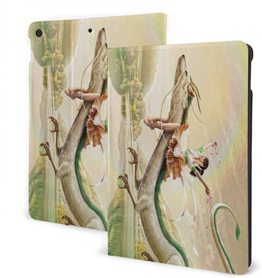Spirited Away Case Fit IPad 7 Th 10.2 Inch Case with Ultra Slim Lightweight Stand Leather Case/Auto Wake Sleep
