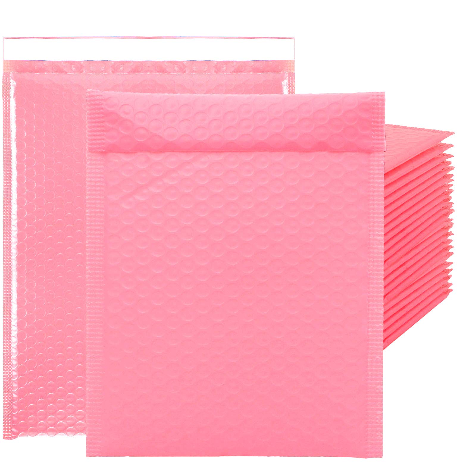 10.5 x 15 inch Bubble Mailers #5 Padded Mailing Envelopes 30 Packs, Pink Waterproof Self Seal Poly Bubble Mailer Padded Mailer Envelopes Cushioned Mailing Shipping Bags
