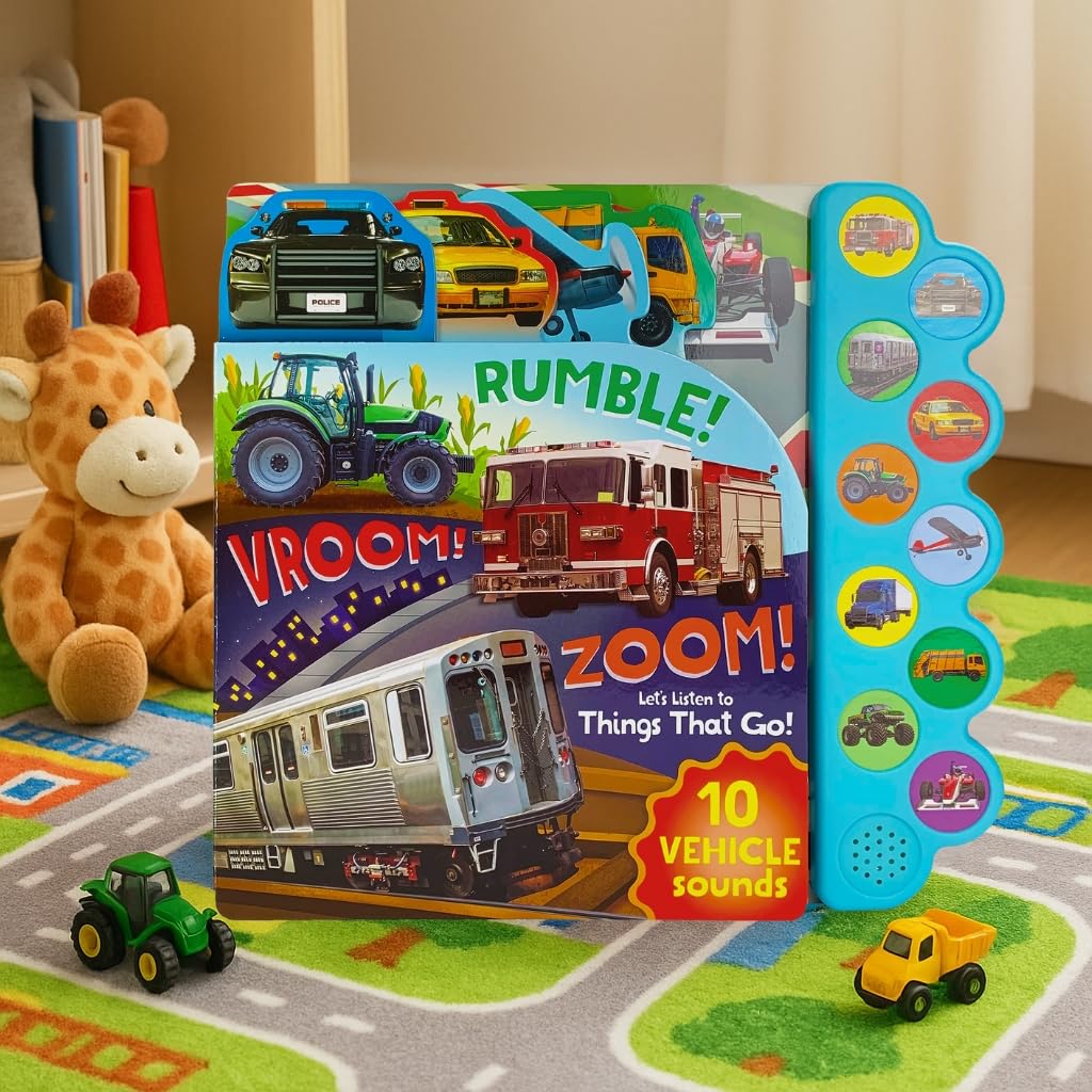 Rumble! Vroom! Zoom! Let's Listen to Things That Go!
