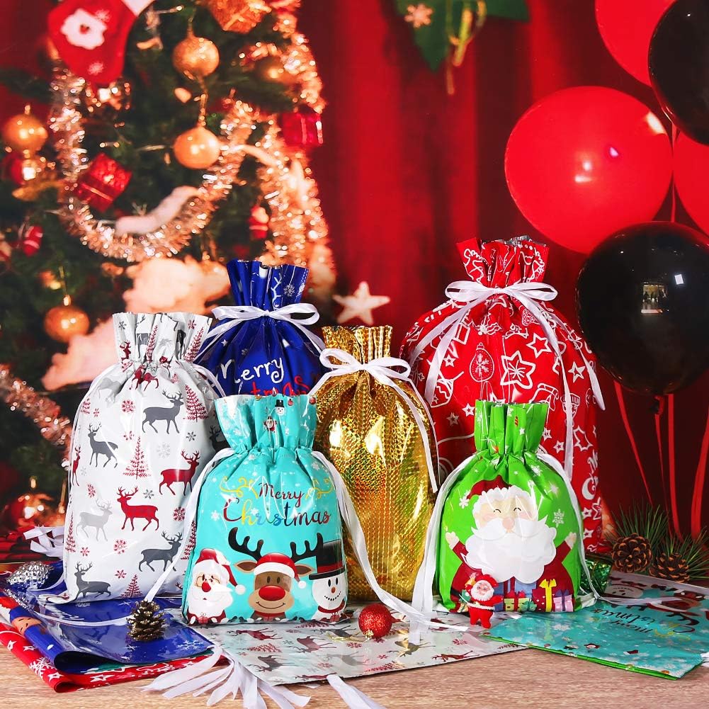 foil xmas bags