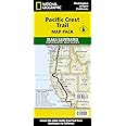 Pacific Crest Trail [Map Pack Bundle] (National Geographic Trails Illustrated Map)