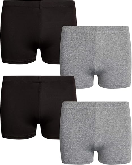 black modesty shorts