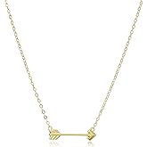 Amazon Essentials Sterling Silver Baguette Pendant Necklace, 18", (previously Amazon Collection)