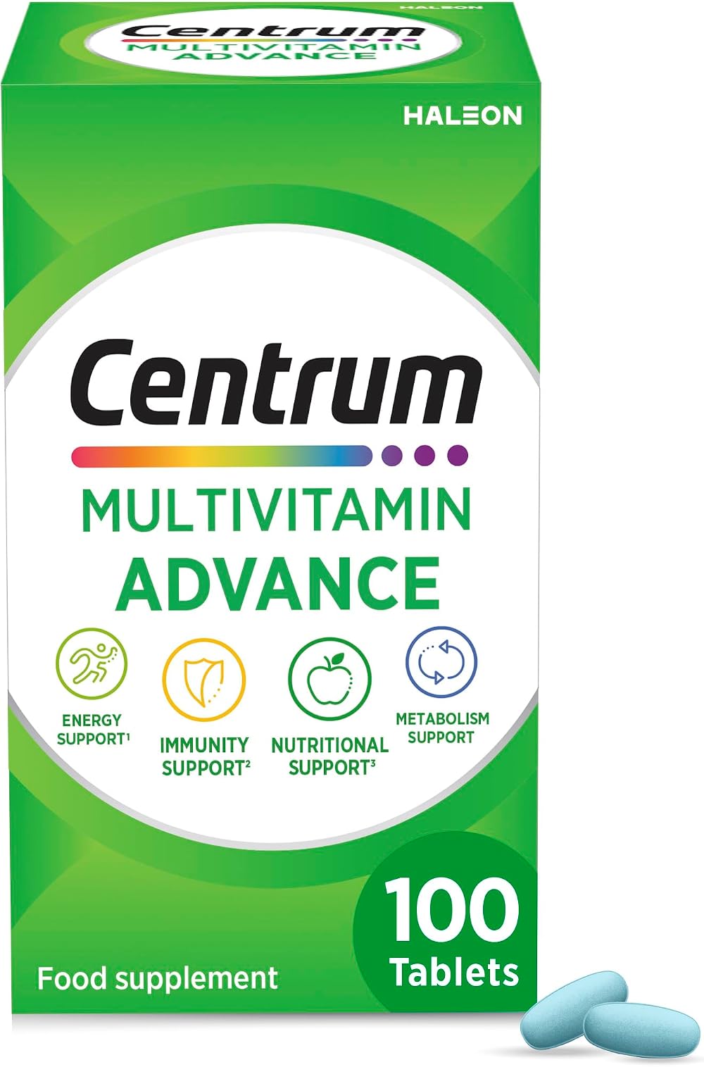 Centrum Advance Multivitamin & Mineral 100 tablets 24 essential nutrients