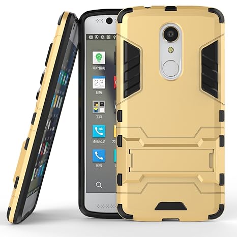 Tasche für ZTE Axon 7 Mini (5.2 zoll) Hülle, Ycloud das stärkste Telefon Shock Proof Armor Dual Schutzabdeckung Hochfeste PC 