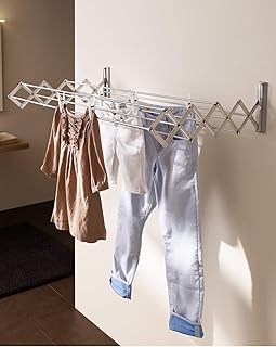 Juwel Ruckzuck 100 Wäschetrockner (Trockenlänge 8,5 m, Wandtrockner ausziehbar, Breite 100 cm, max. Belastbarkeit 20 kg) 40132