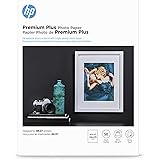 HP Premium Plus Photo Paper, Glossy, 8.5x11 in, 50 sheets (CR664A), White, Pack 1
