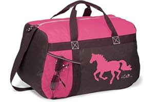 AWST INTERNATIONAL Awst Equestrian Horse Helmet Travel Duffle Bag Pink