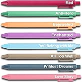 Taylor Gifts Merch, Cute Taylor Gel Pens, Office Supplies for Music Fans, Taylor Birthday Party Favors for Women, Nurse, Teacher