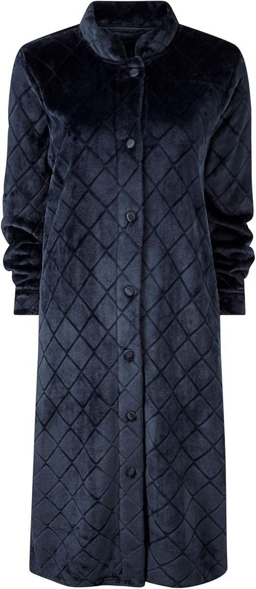 Cotton Traders Womens Fluffy Dressing Gown Amazon Co Uk Clothing