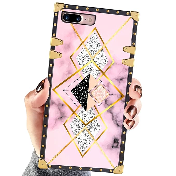 Square Case Compatible Iphone 7 Plus Iphone 8 Plus Case Amazon In Electronics Square Case Compatible Iphone 7 Plus Iphone 8 Plus Case Amazon In Electronics
