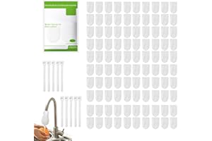 Faucet Filter Bag, Faucet Filter Cotton Bag, Kitchen Faucet Water Filter Bags, Cotton Water Filter Bags with Securing Strap, 