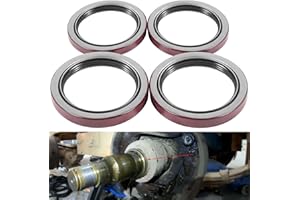 HIHITOMORROW 4PCS Trailer Wheel Hub Unitized Oil Seal Replacement Grease Seals Parts Kit Fit For Dexter 9K-10K GD Axles - ID 2.875'' x OD 3.880'', Replace 010-051-00, 370150BGO