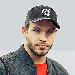 Tiger Embroidered Baseball Cap for Women Men Animal