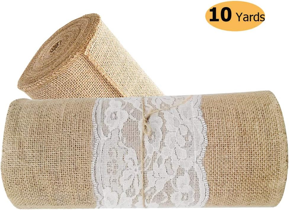 Best roll of burlap table runner with lace