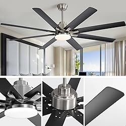 Sofucor 66 Inch Ceiling Fans with Lights, Smart