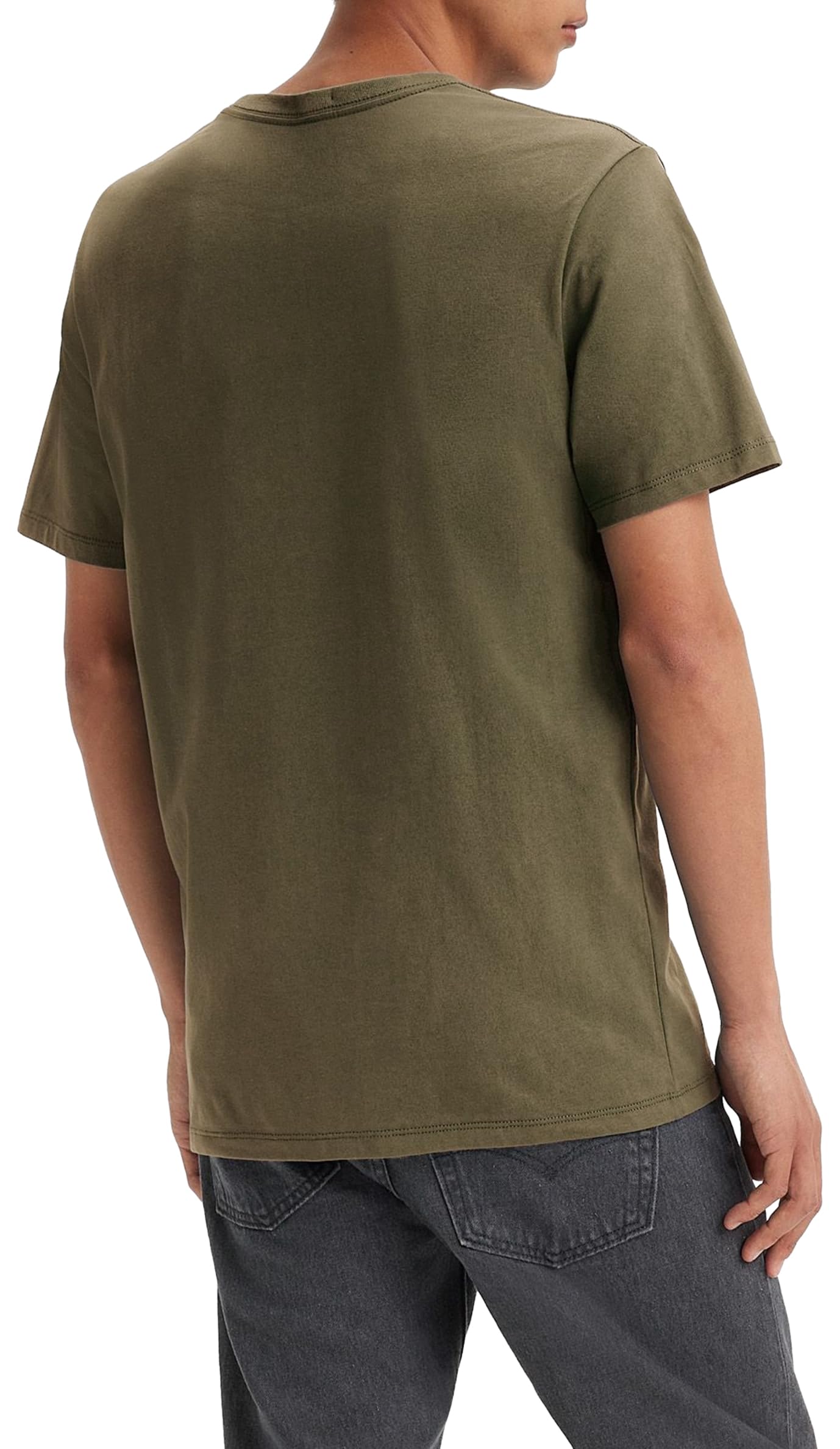 Levi's Herren Ss Original Housemark Tee T-Shirt,Olive Night,XL 4