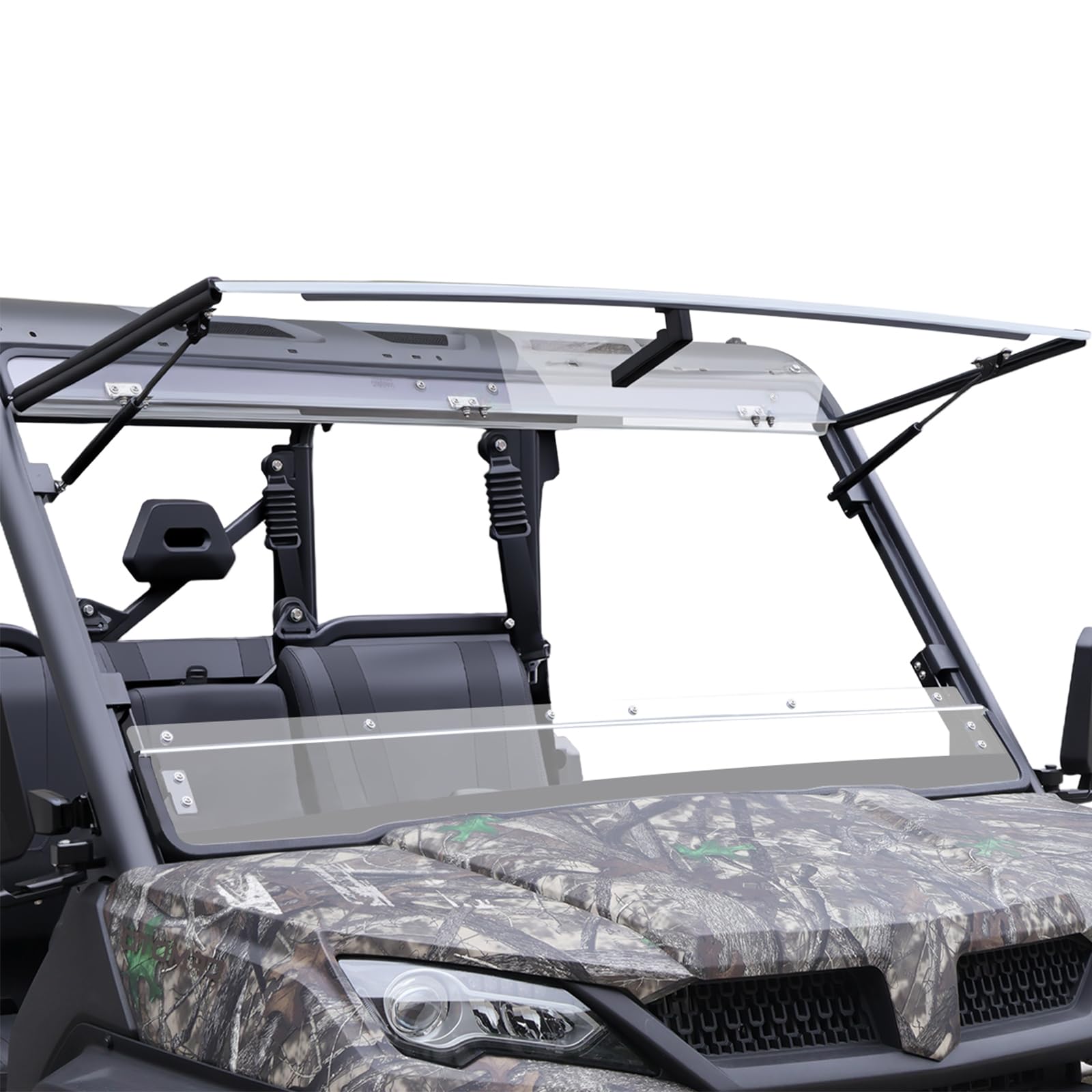 Photo 1 of StarknightMT UFORCE 1000 Flip Windshield, UTV Front Full Windshield Compatible with CFMOTO UFORCE 1000/1000 XL 2019-2025, UFORCE 1000 Accessories Front Window