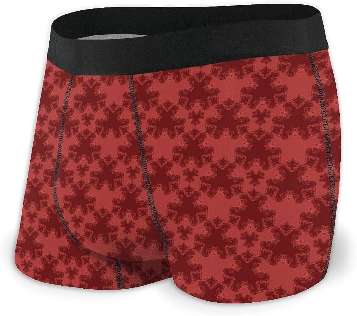 Red Damask Ornament Mens Underwear Novelty Boxer Brief Amazon.ca