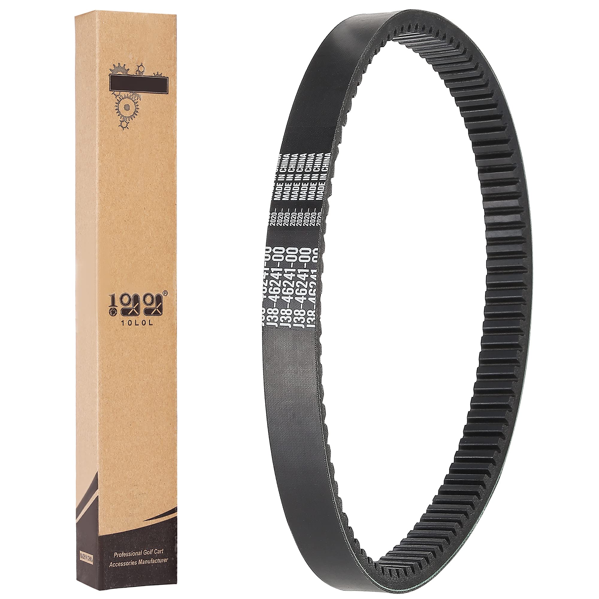 Photo 1 of 10L0L Clutch Drive Belt for Yamaha G2 G5 G8 G9 G11 G14 G16 G19 G20 G21 G22 G29/Drive Gas Golf Cart, OEM J38-46241-00, J55-G6241-00-00