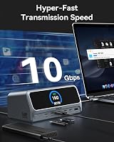 MOKiN USB C Docking Station Dual Monitor 13 in 1 160W GaN 4K HDMI view 6
