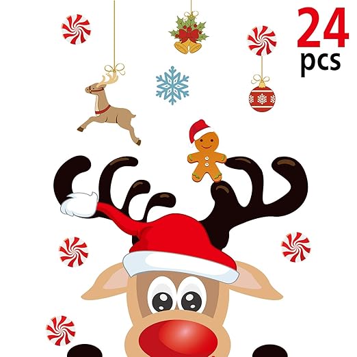 Blulu Decoración de Fiesta de Navidad Imanes de Refrigerador de ...